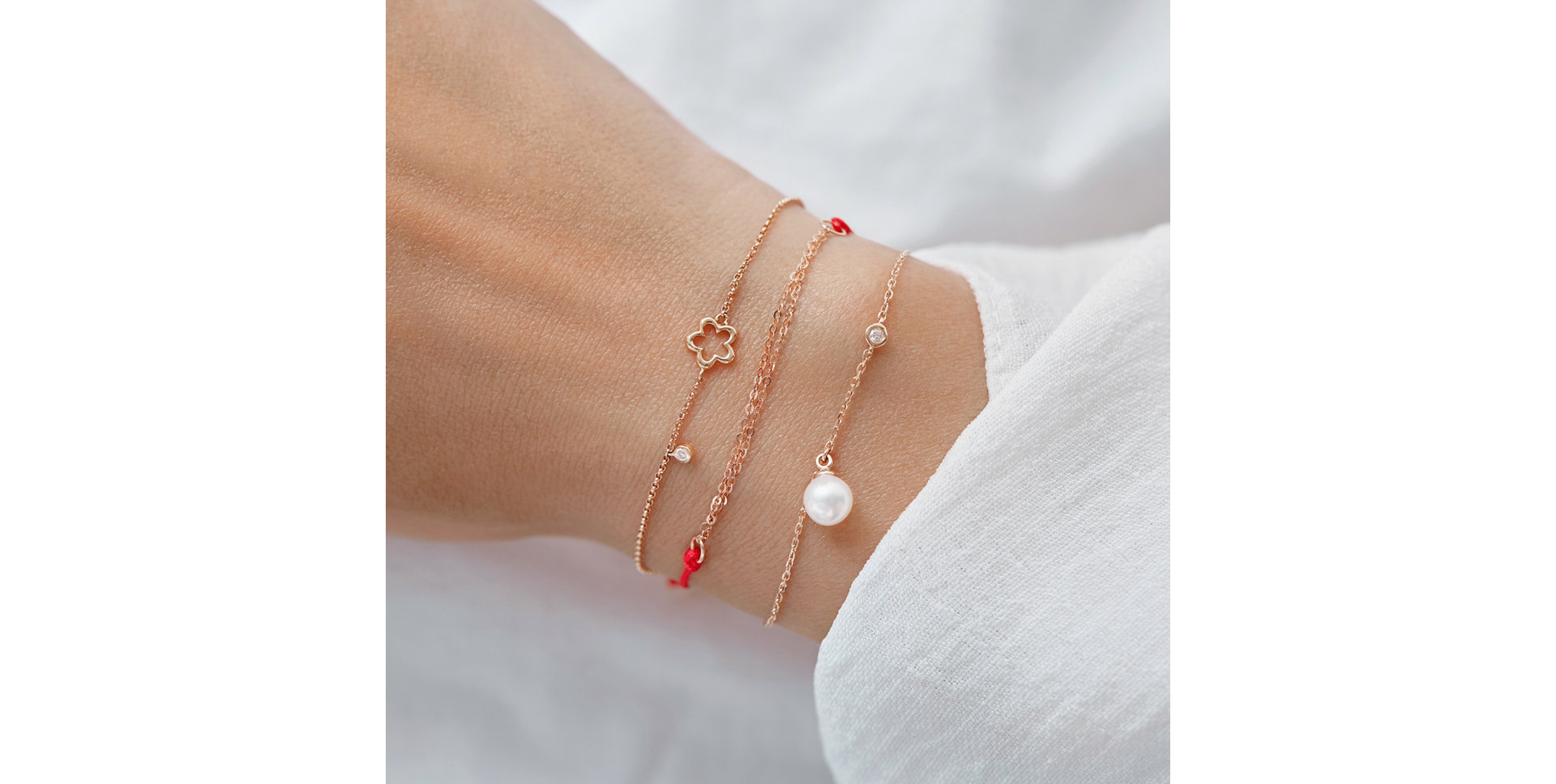 Náramok s diamantom Glamour Flower