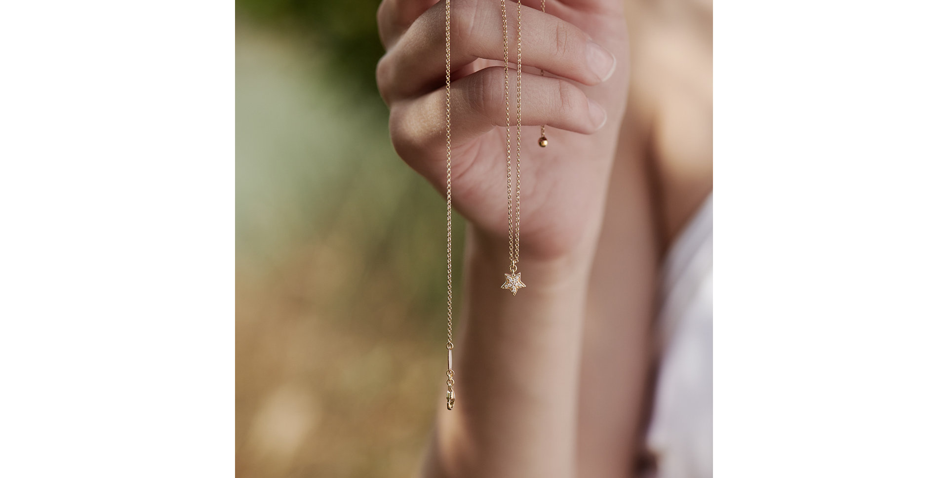 Náhrdelník s diamantmi Waterfall Heaven