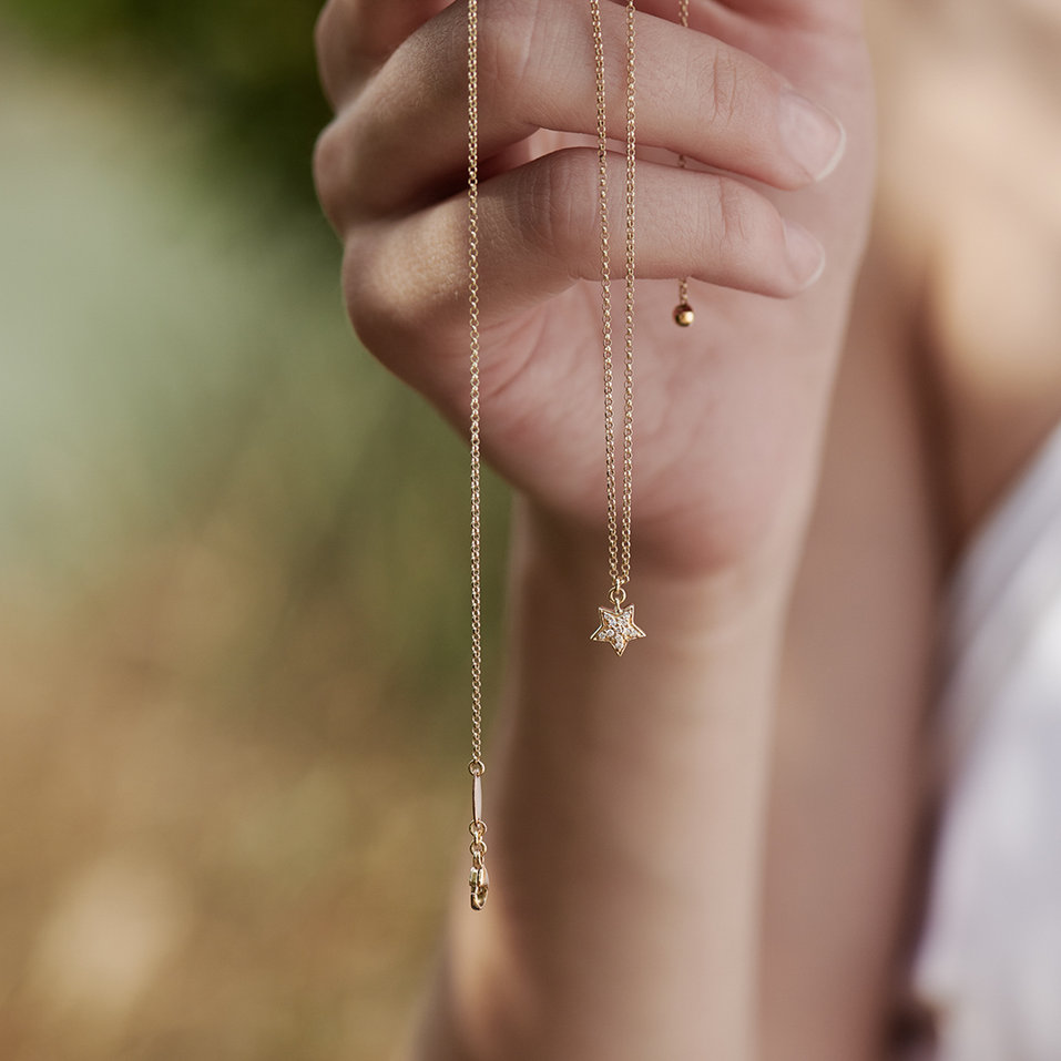 Náhrdelník s diamantmi Waterfall Heaven