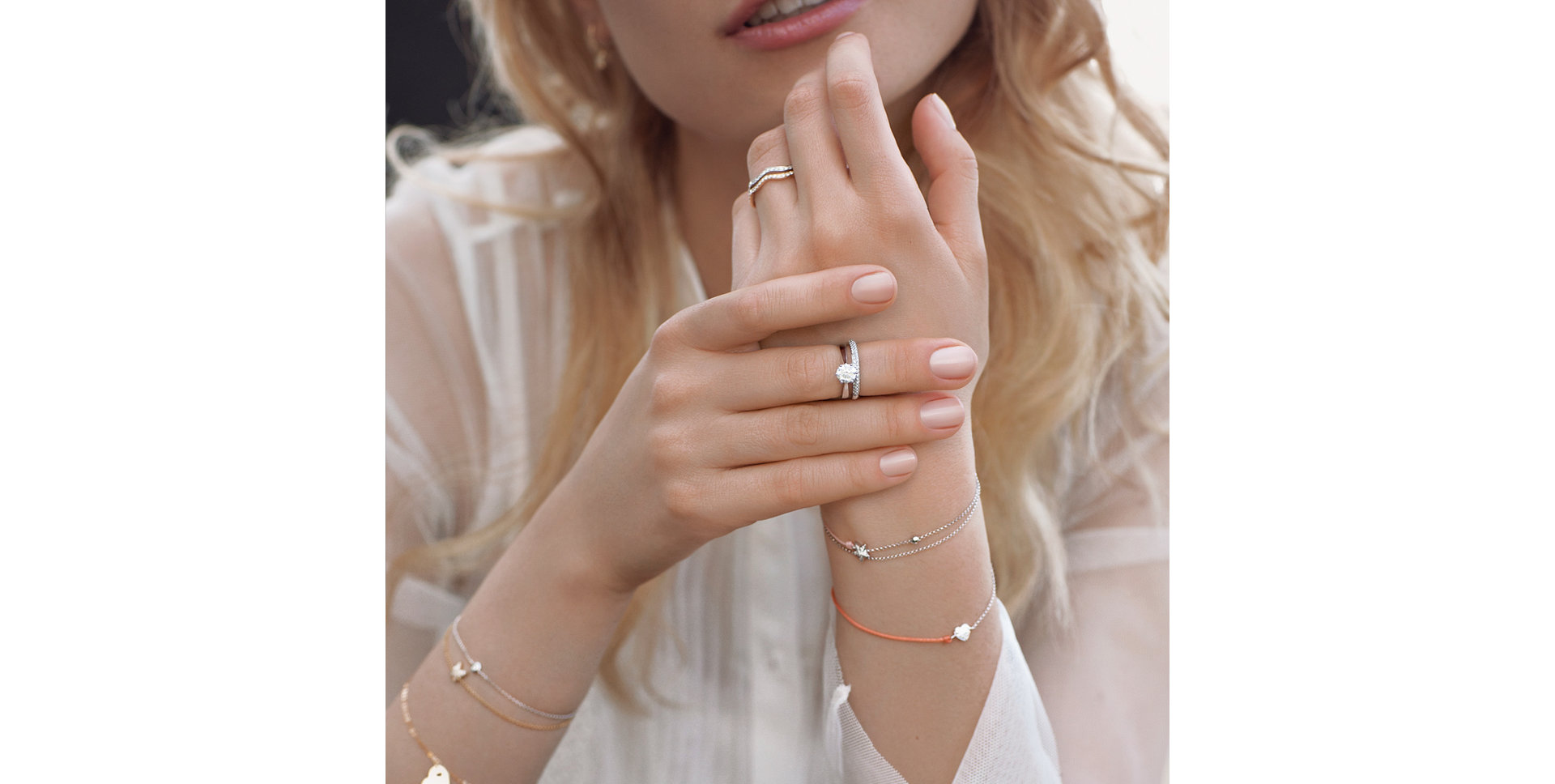 Prsteň s diamantmi Simplicity