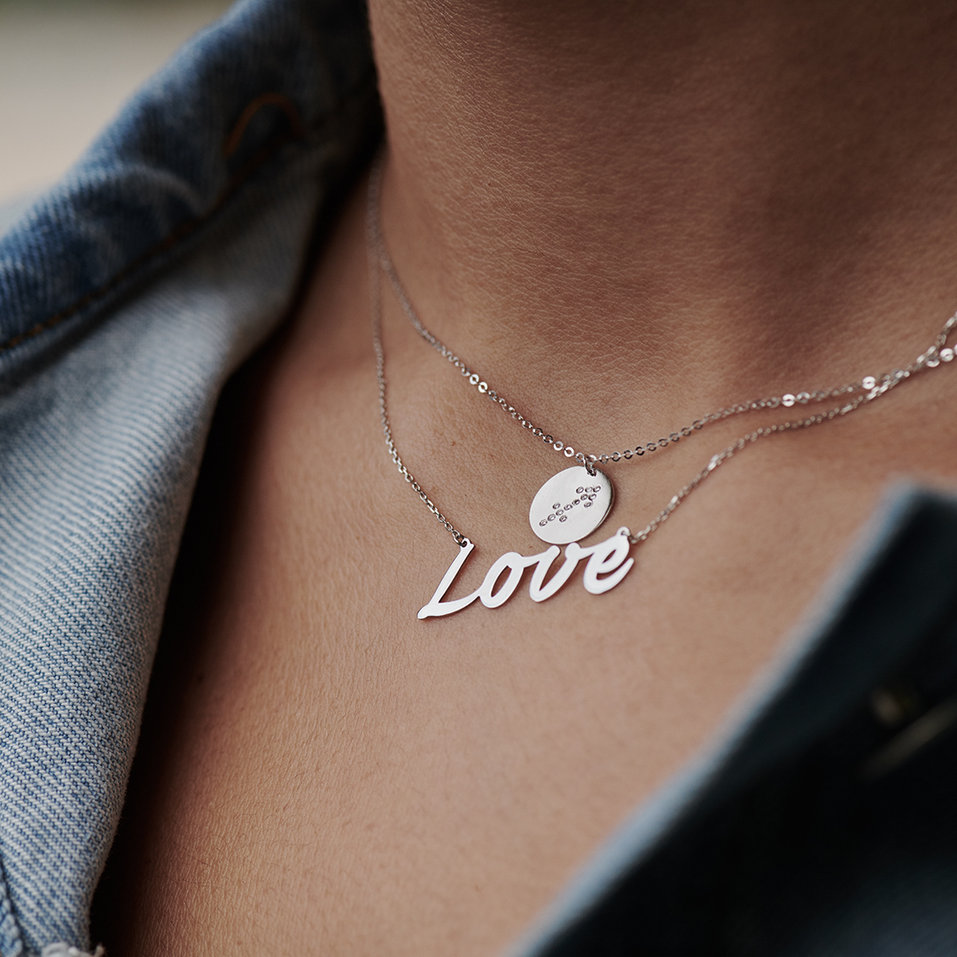 Náhrdelník s diamantom Love Treasure