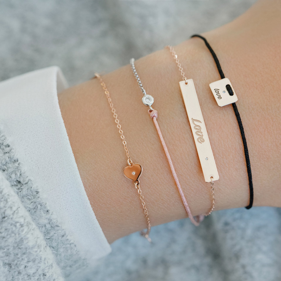 Diamantový náramok so šnúrkou Effect Diamond