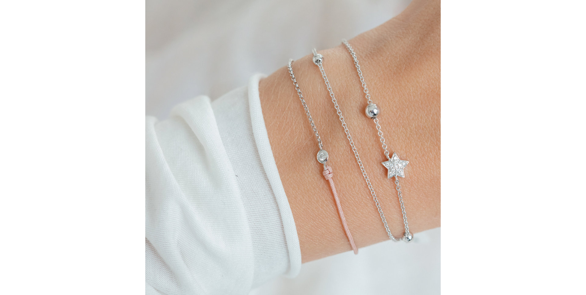 Diamantový náramok so šnúrkou Effect Diamond