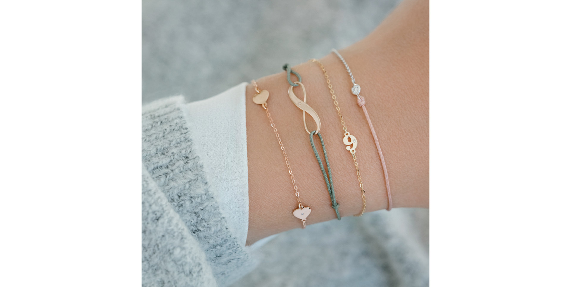 Diamantový náramok so šnúrkou Effect Diamond