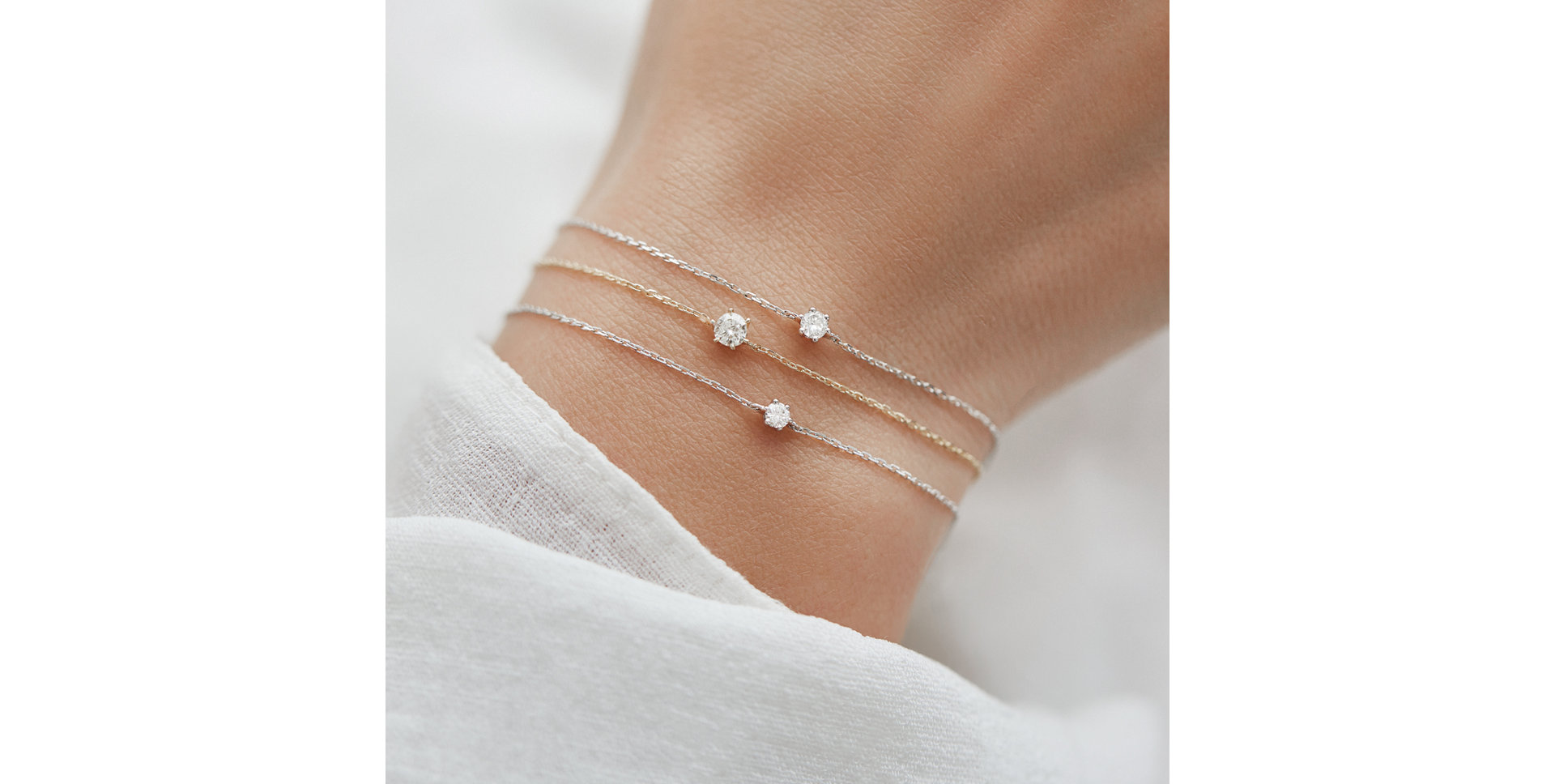 Náramok s diamantom Essential Shine