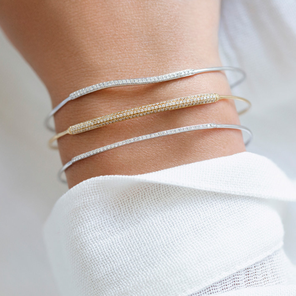 Náramok s diamantmi Wave