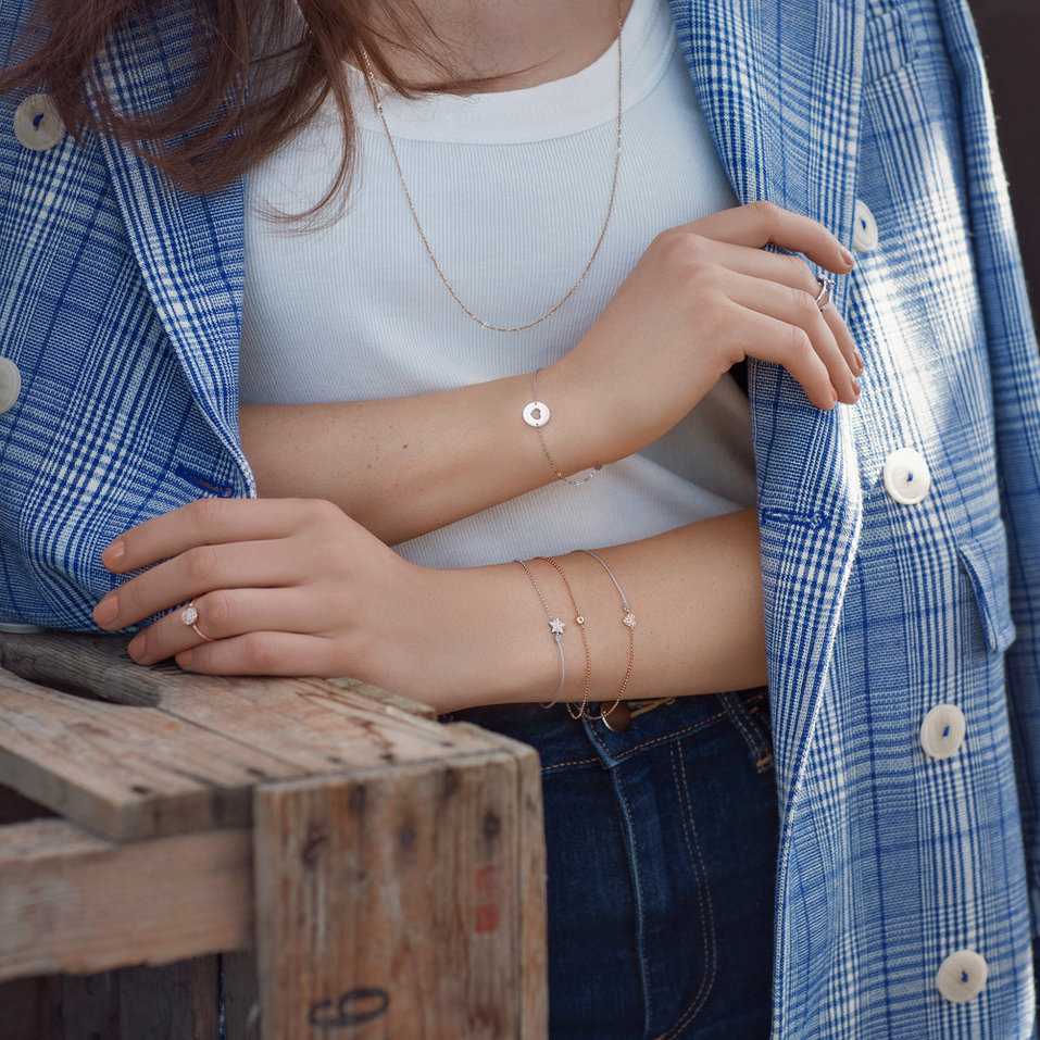 Náramok s diamantom Signature Heart