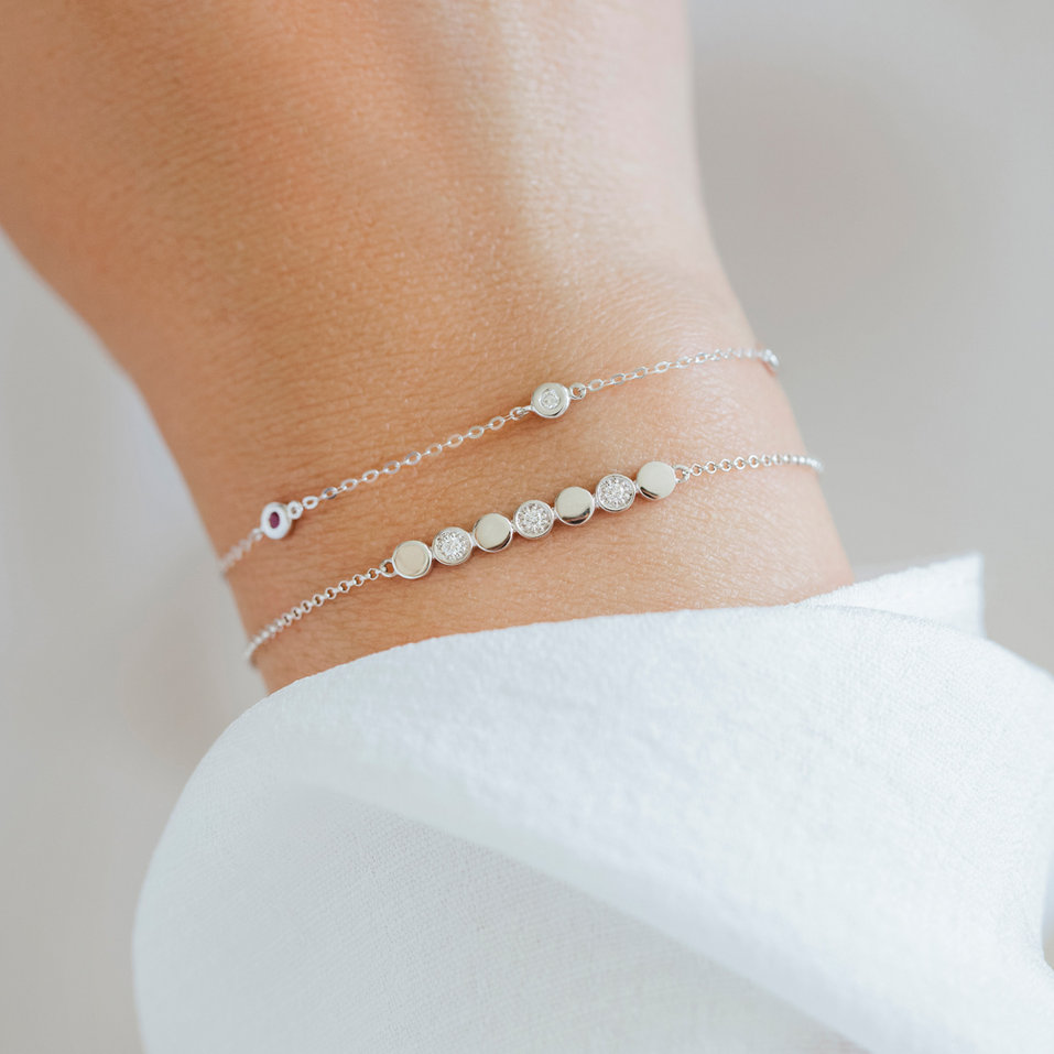 Náramok s diamantmi Dots