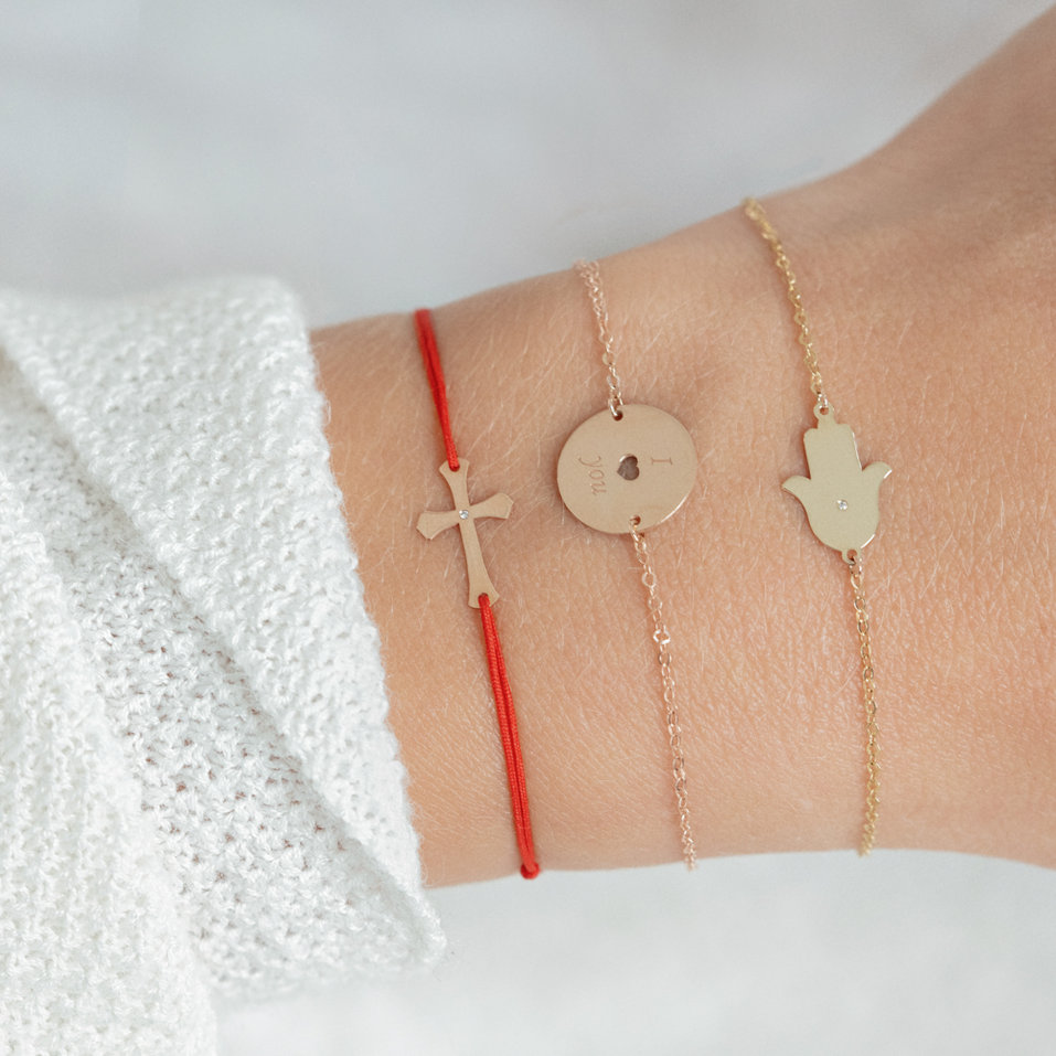 Náramok s diamantom Midnight Mystery