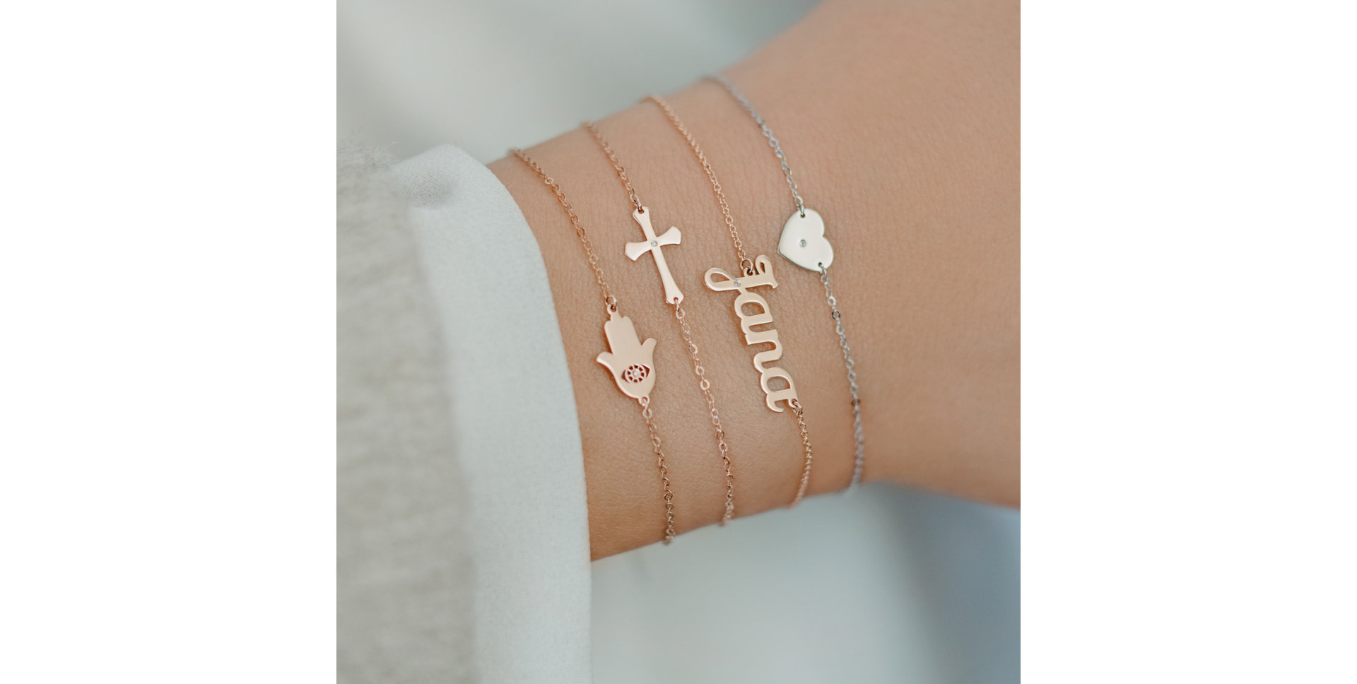 Náramok s diamantom Faith