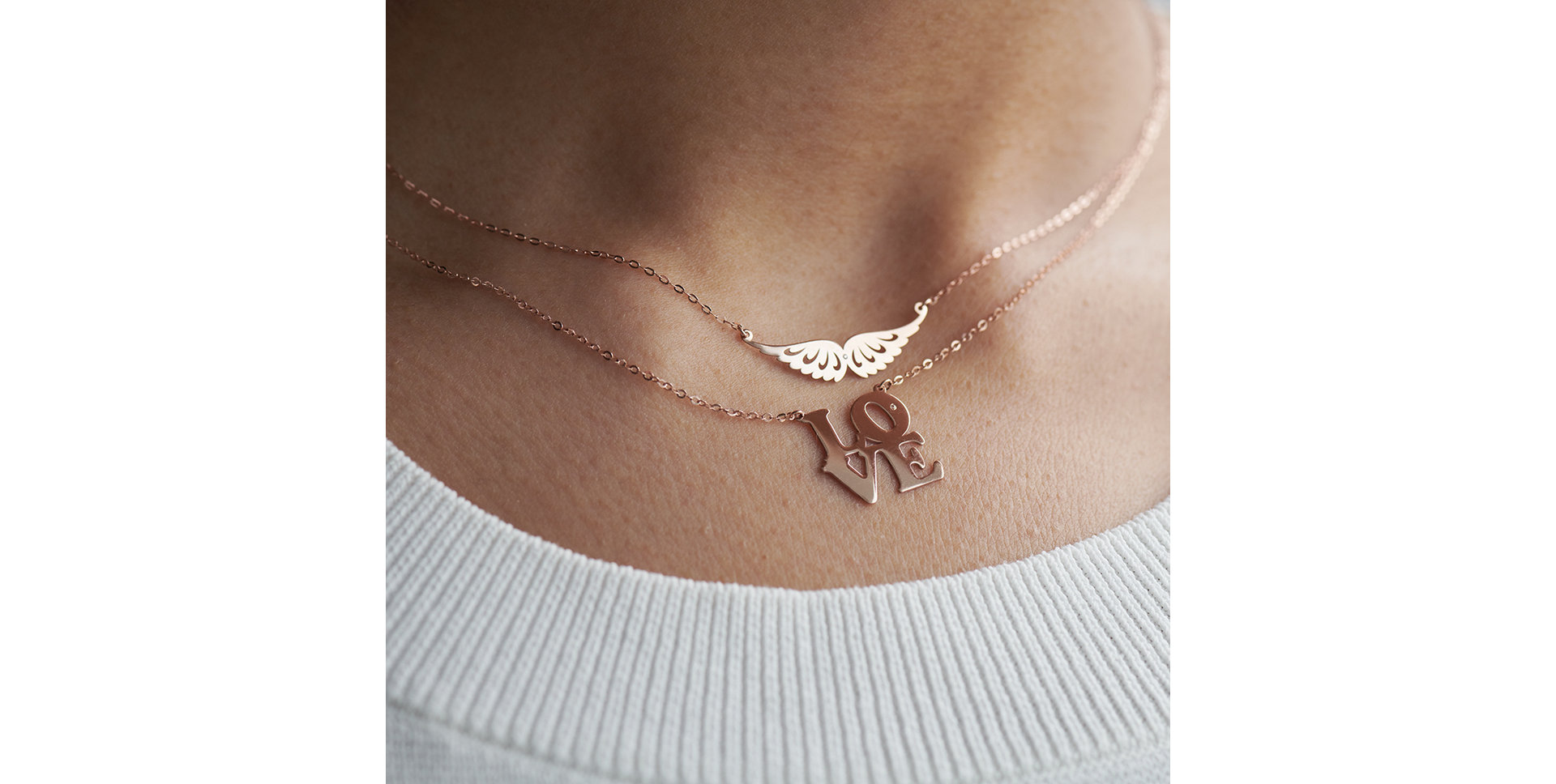 Náhrdelník s diamantom Charming Amour