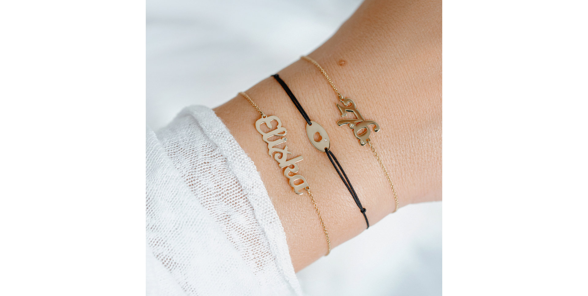 Náramok s diamantom Curly