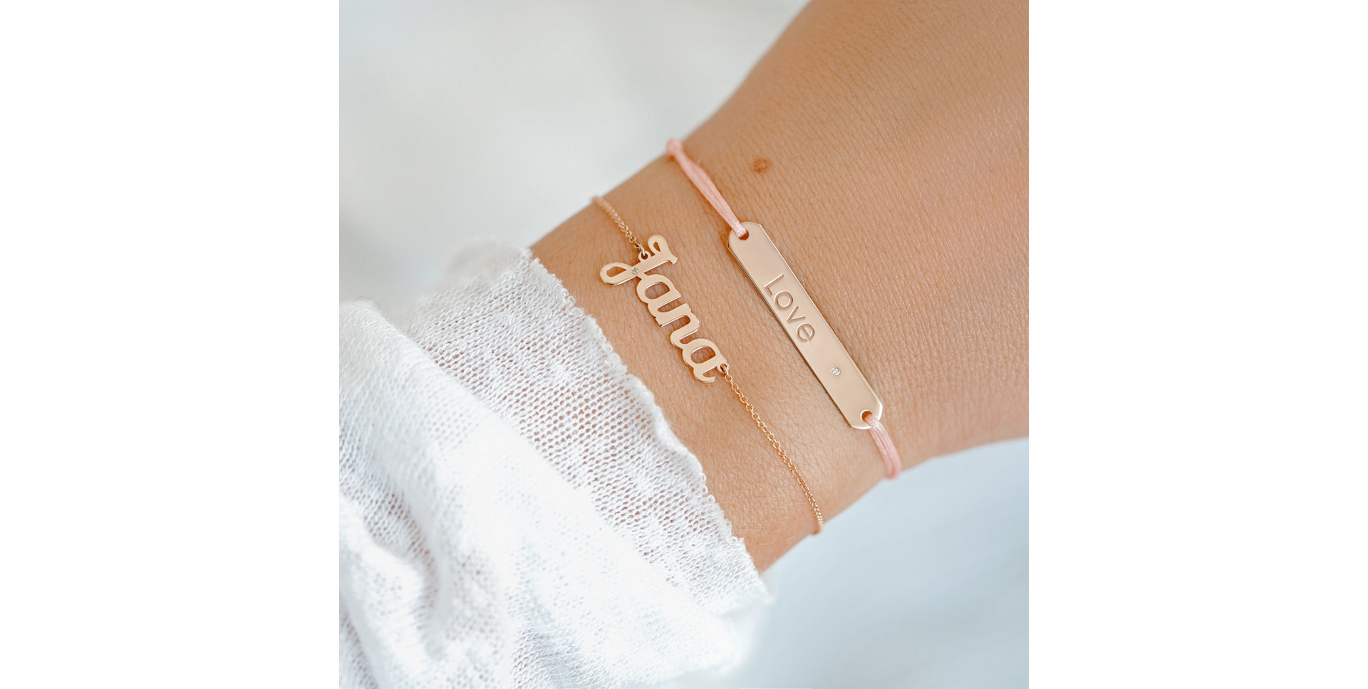 Náramok s diamantom Curly