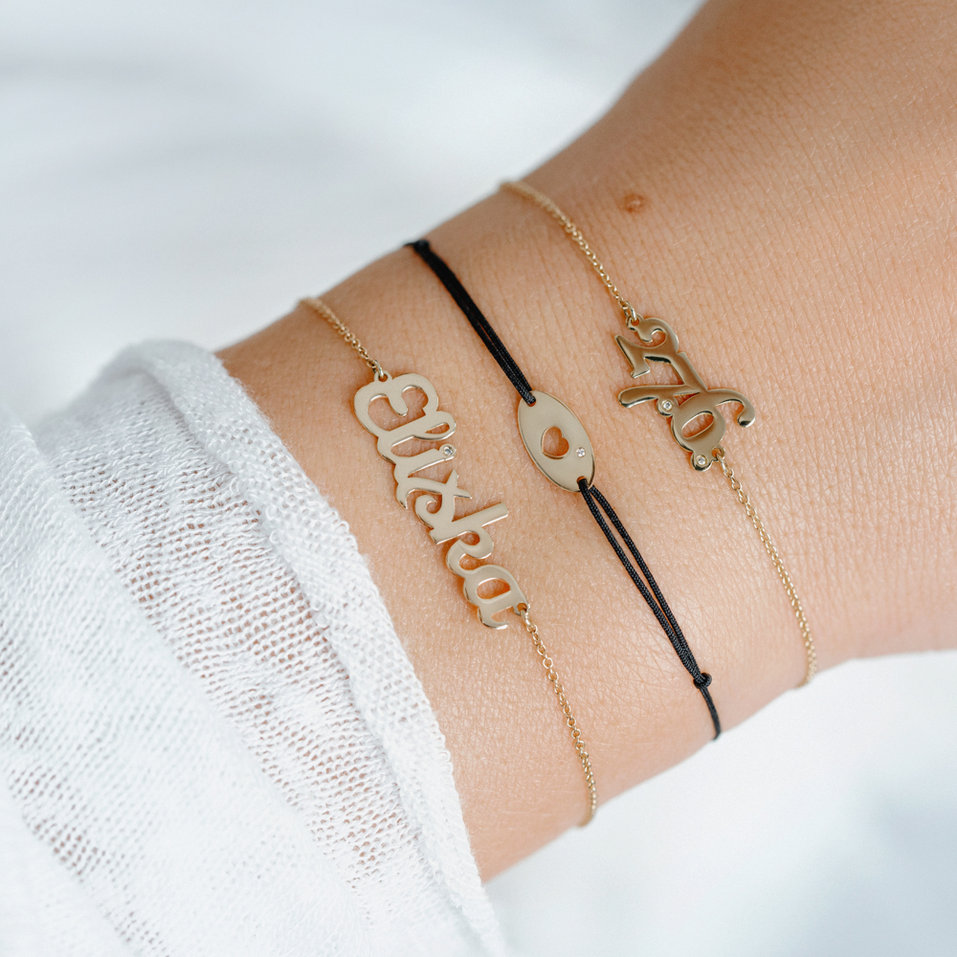 Náramok s diamantom Curly