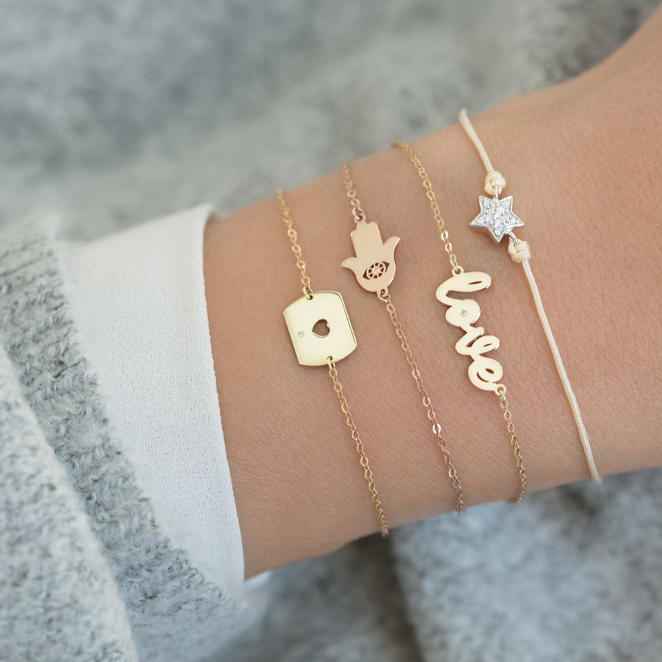 Náramok s diamantom Diamond Love