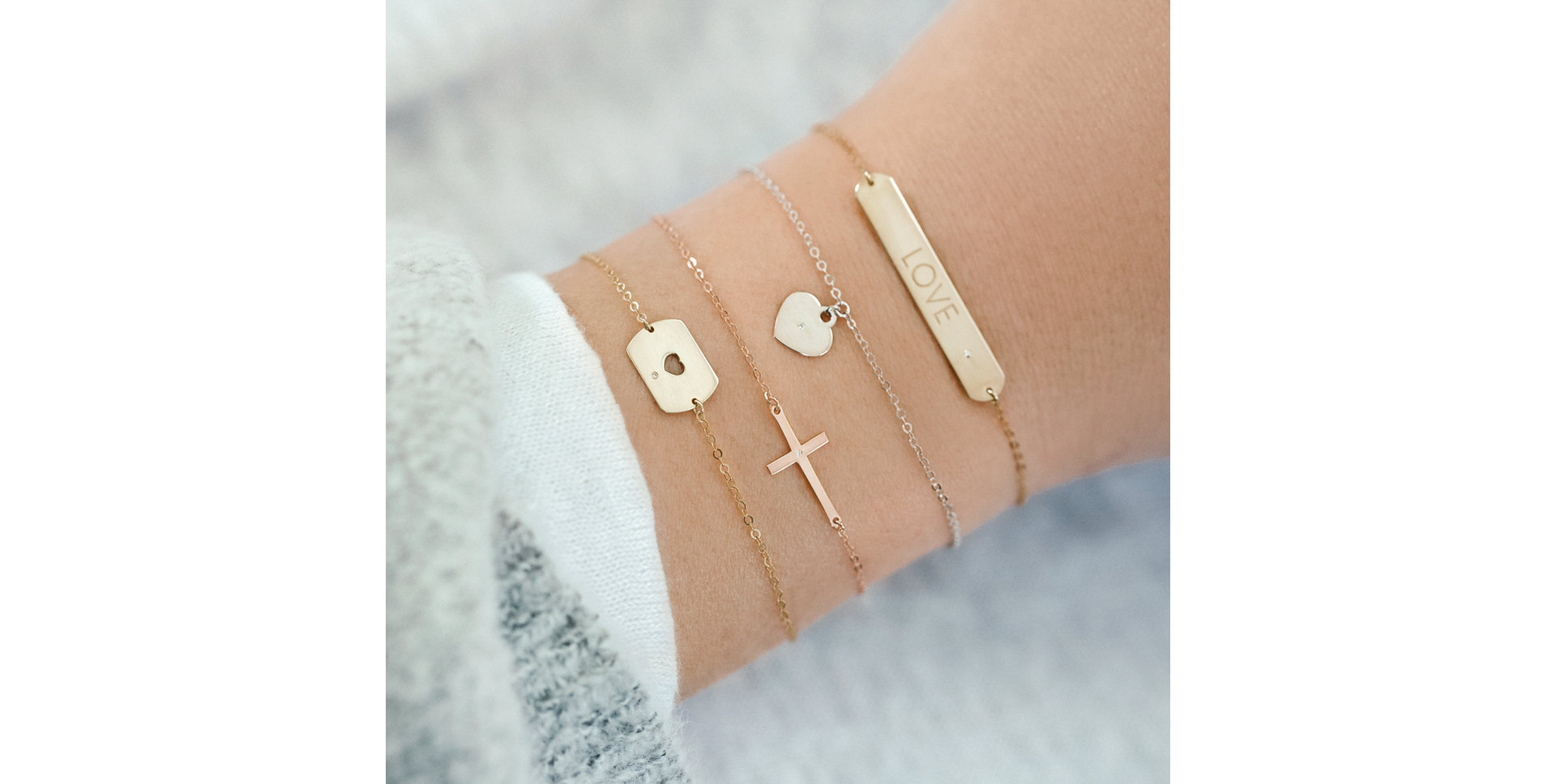 Náramok s diamantom Diamond Love