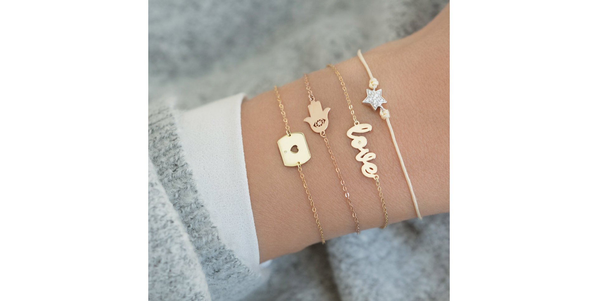 Náramok s diamantom Diamond Love