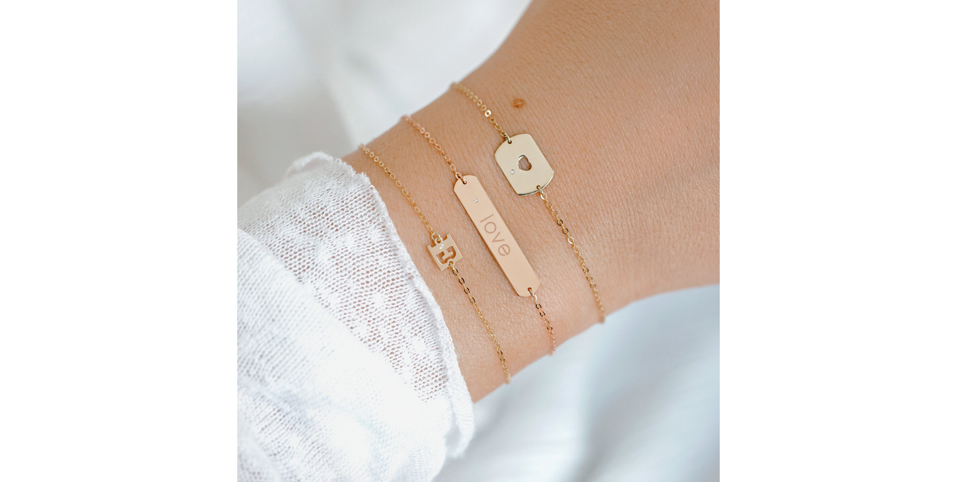 Náramok s diamantom Diamond Love