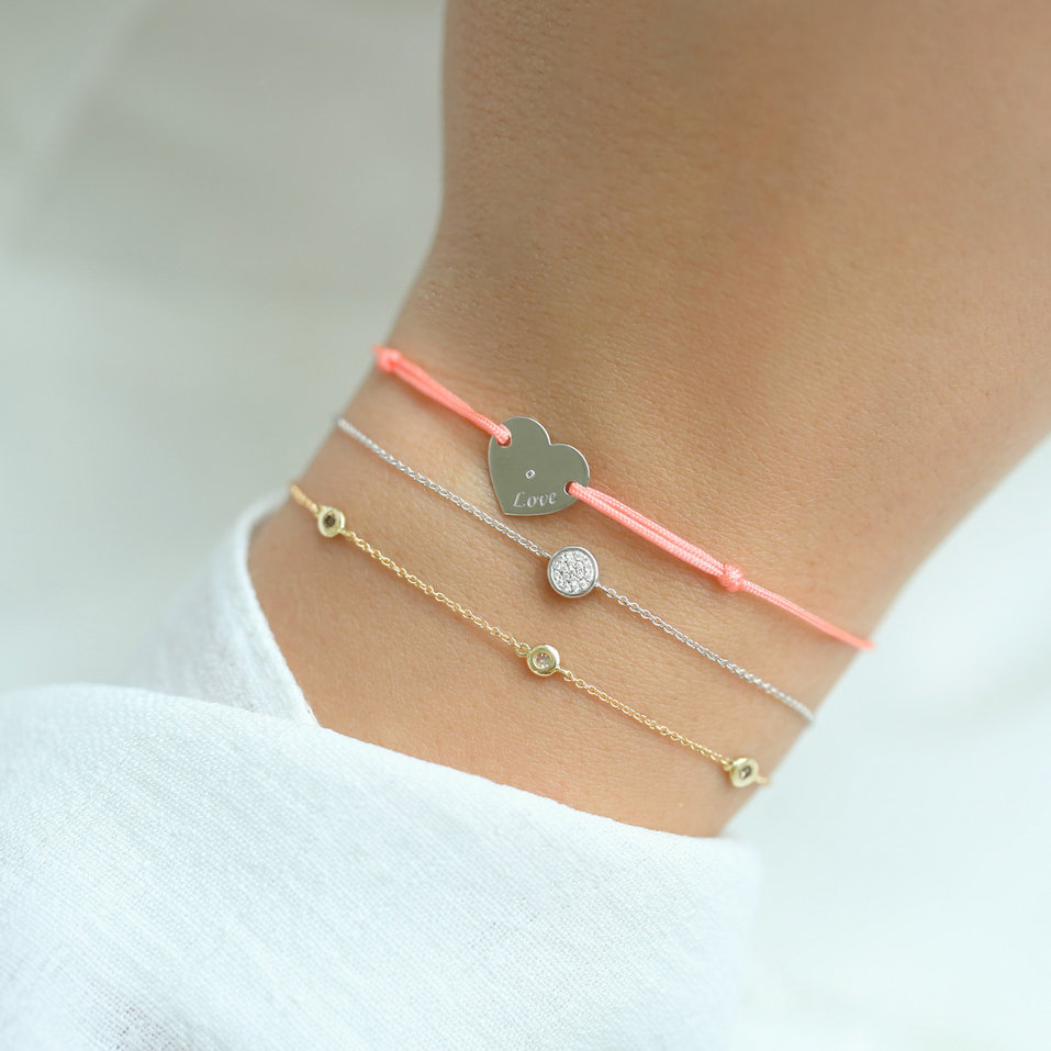 Náramok s diamantom Amour Gem