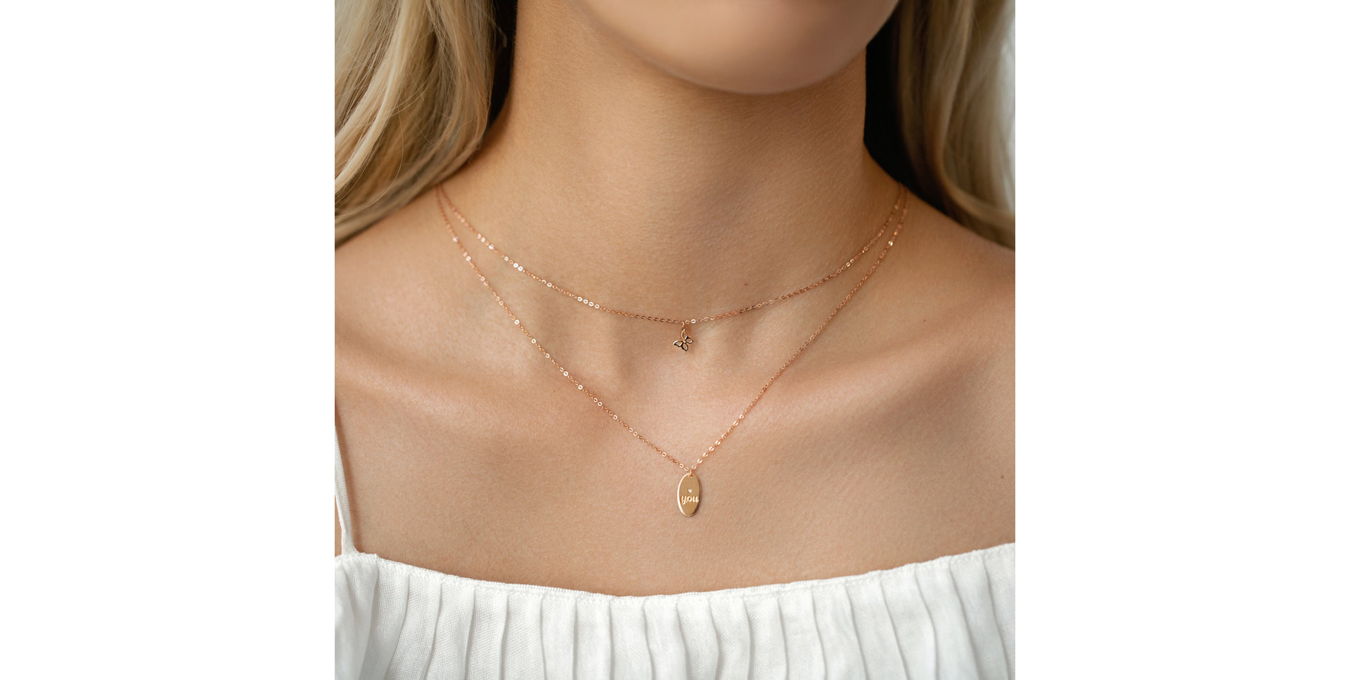 Náhrdelník s diamantom Fantasy Amour