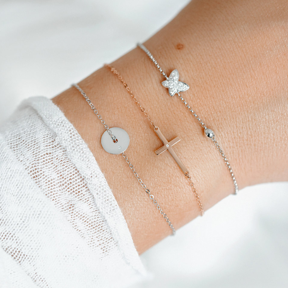 Náramok s diamantmi My Butterfly
