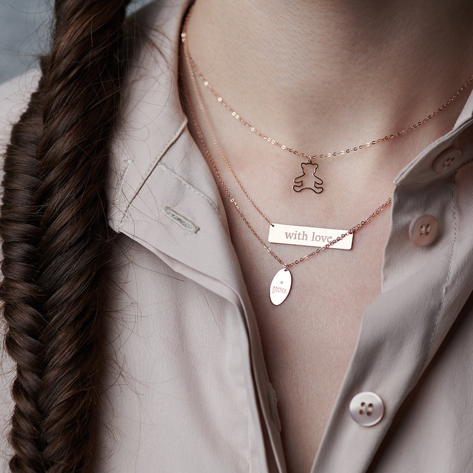 Náhrdelník s diamantom Forever Love