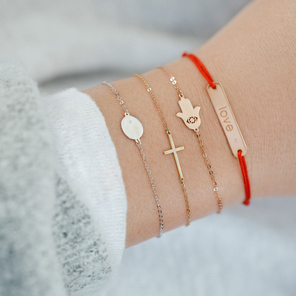 Náramok s diamantom Cross