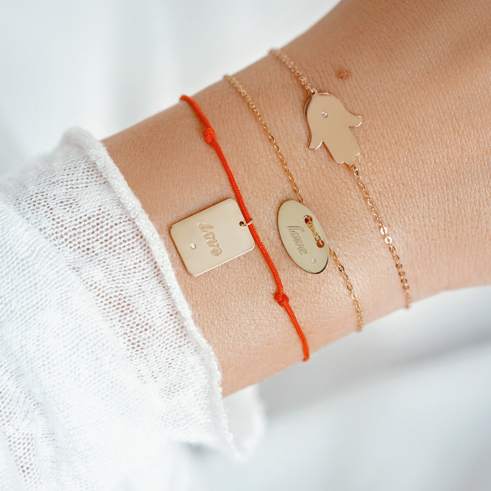 Náramok s diamantom Stamp