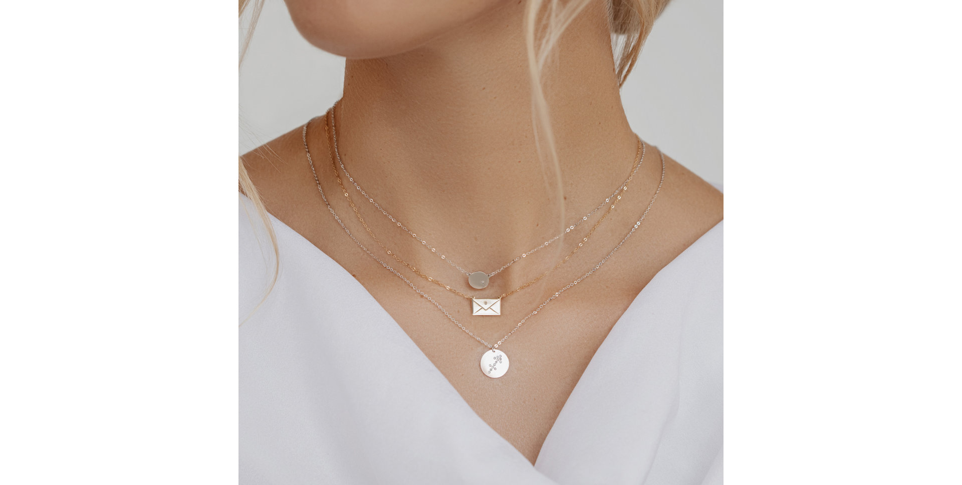 Náhrdelník s diamantom Old Love