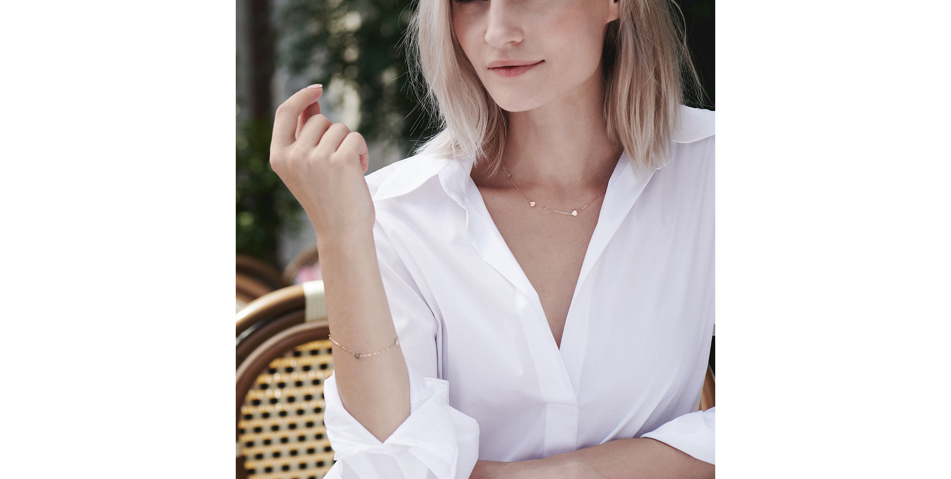 Náhrdelník s diamantom Little Heart