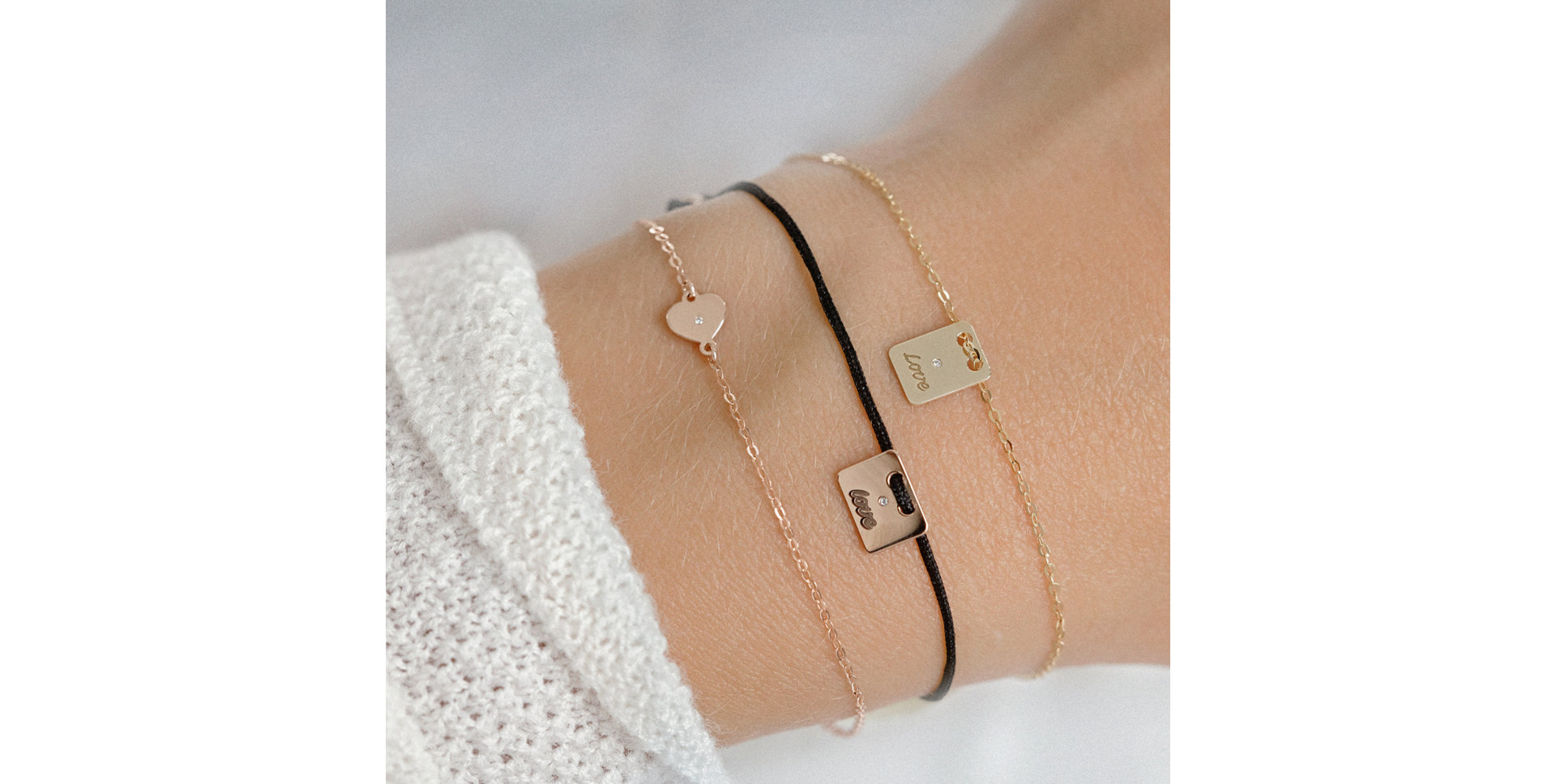 Náramok s diamantom Diamond Heart