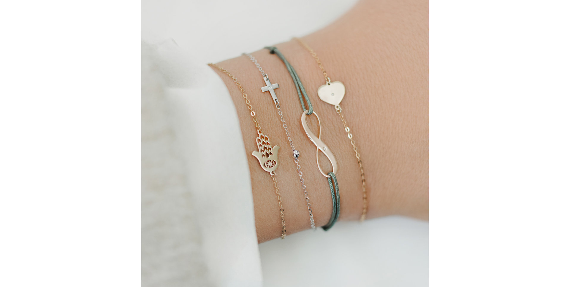 Náramok s diamantom Diamond Heart