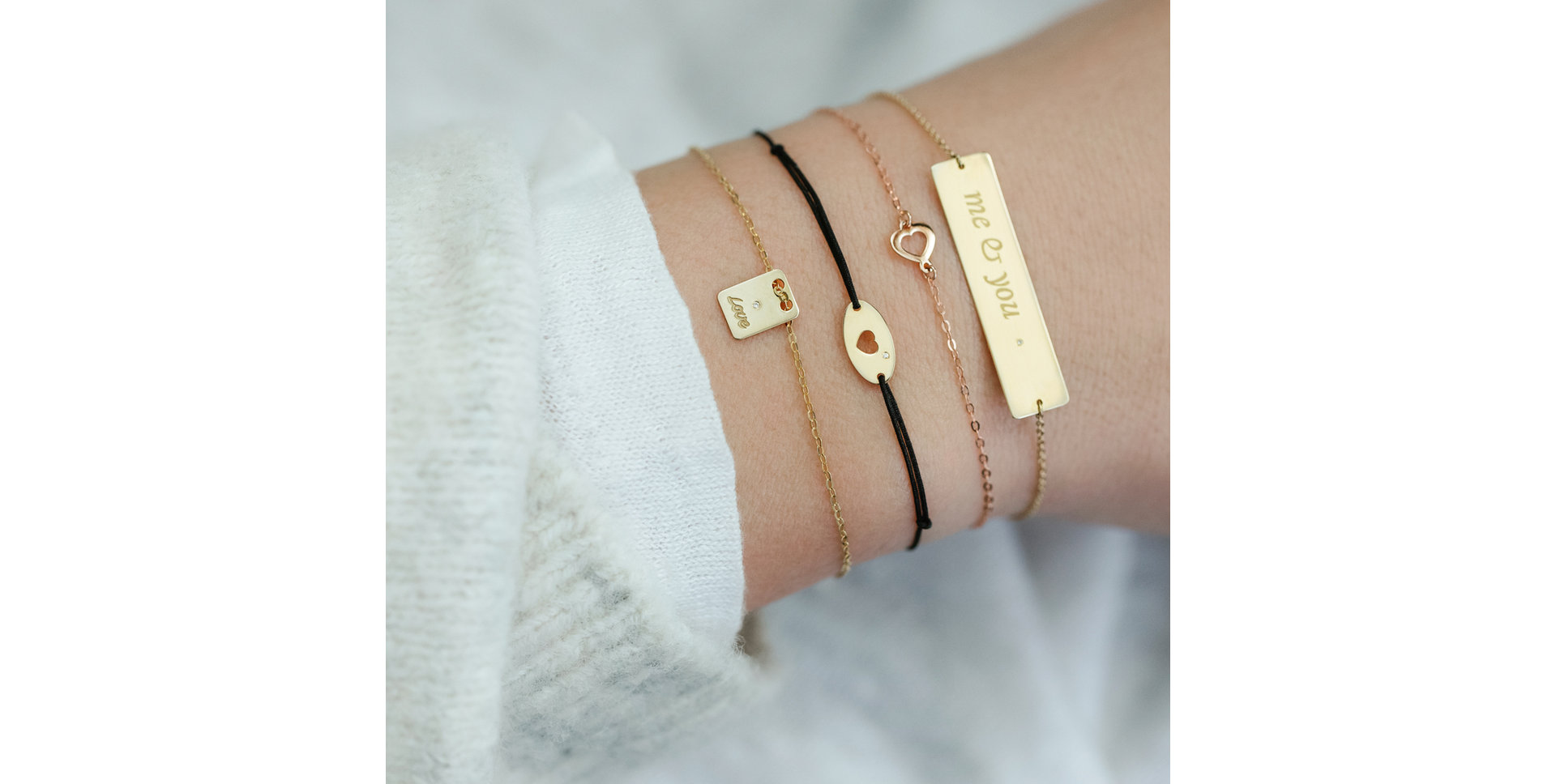 Náramok s diamantom One Heart