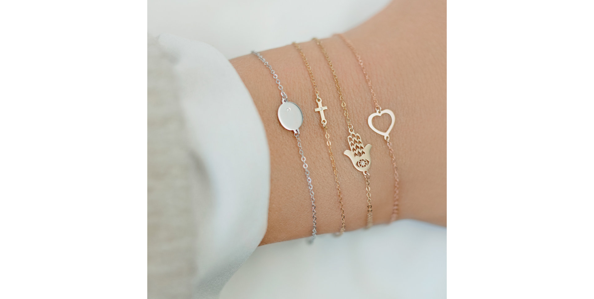 Náramok s diamantom One Heart