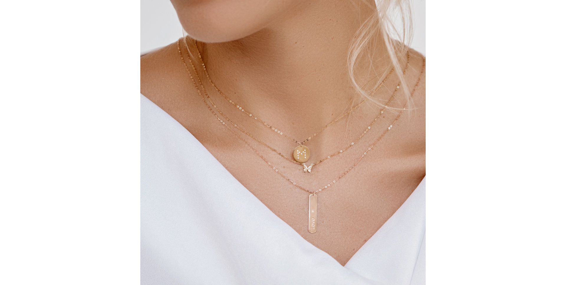 Náhrdelník s diamantom Extra Butterfly