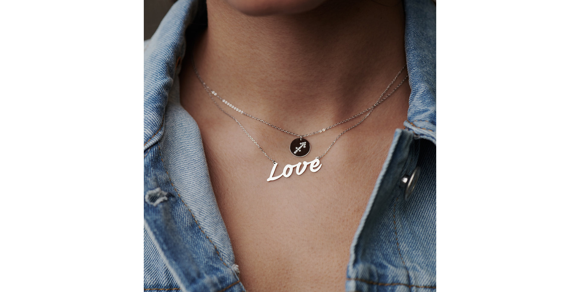 Náhrdelník s diamantmi Aries