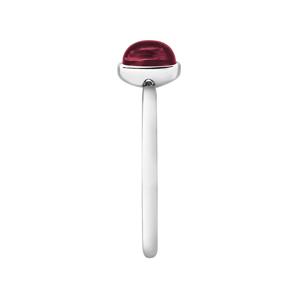 Prsteň s ružovým granátom Bonbon