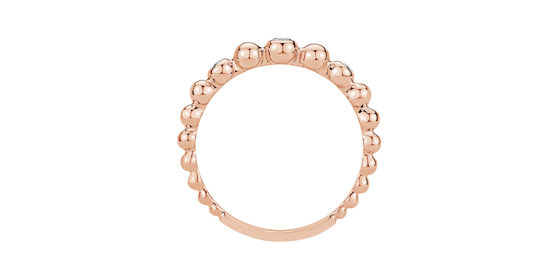 Prsteň s diamantmi Shiny Dots