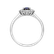 Prsteň s diamantmi a zafírom Princess4