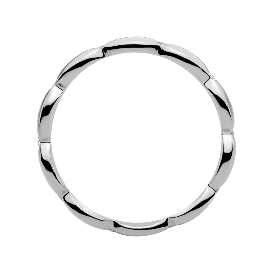 Prsteň s diamantmi Princess Crown