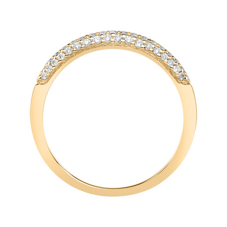 Prsteň s diamantmi Shiny Storm