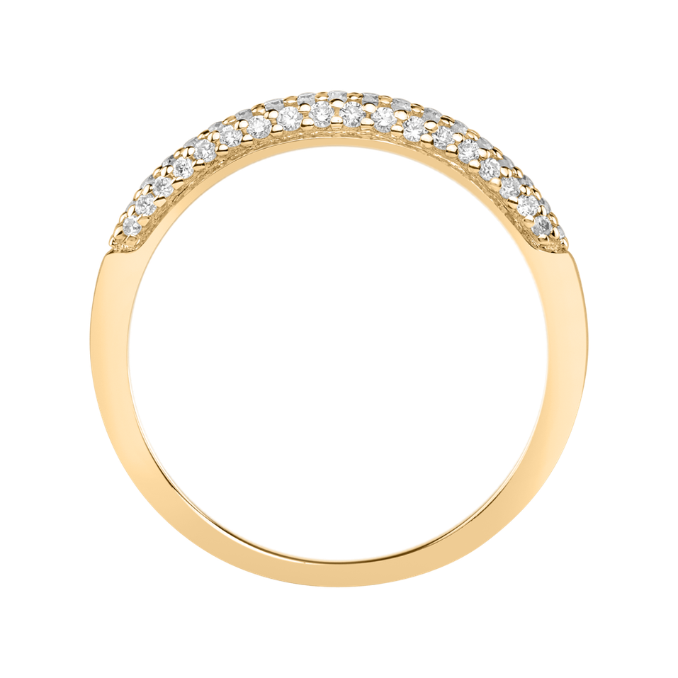 Prsteň s diamantmi Shiny Storm