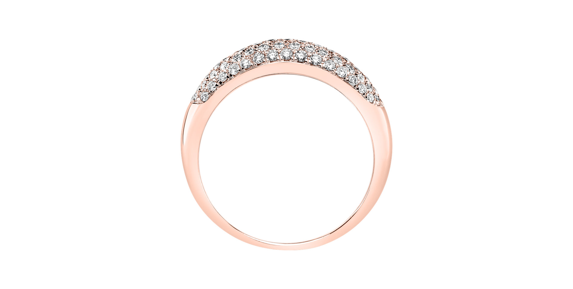 Prsteň s diamantmi Shiny Inferno