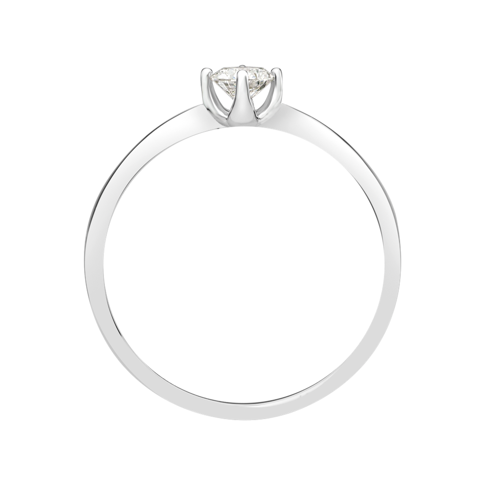 Prsteň s diamantom Made with Love