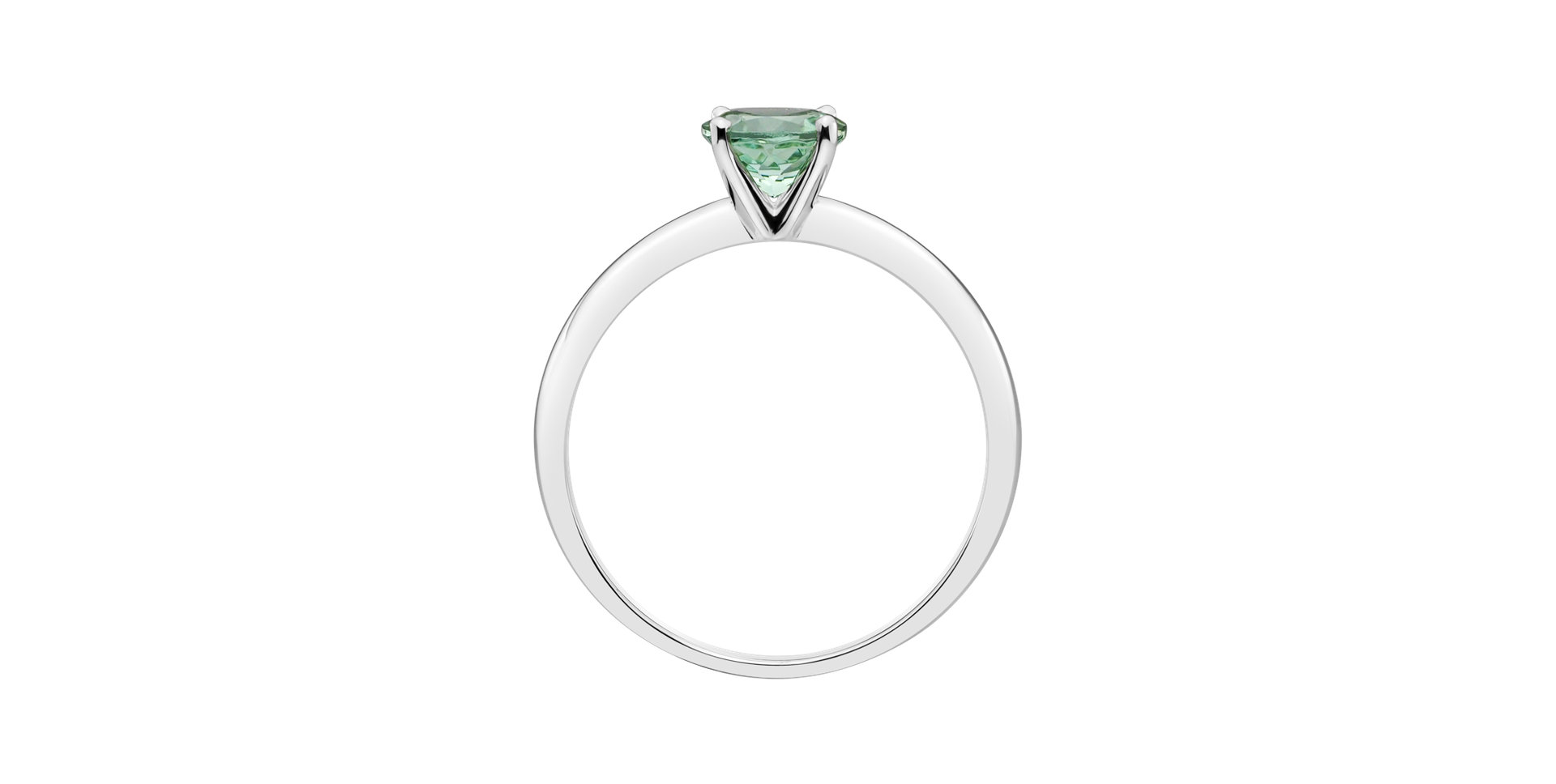 Prsteň s turmalínom  tyrkys Bonbon