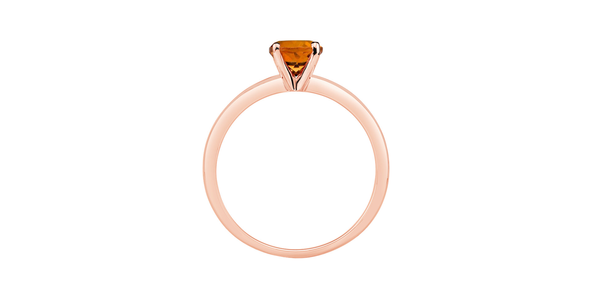 Prsteň s citrínom madeira Bonbon