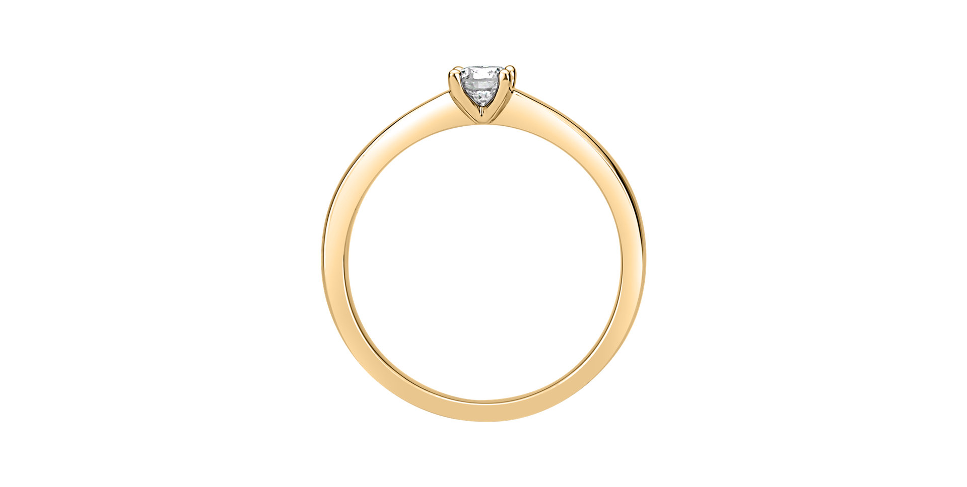 Prsteň s diamantom Spark of Love
