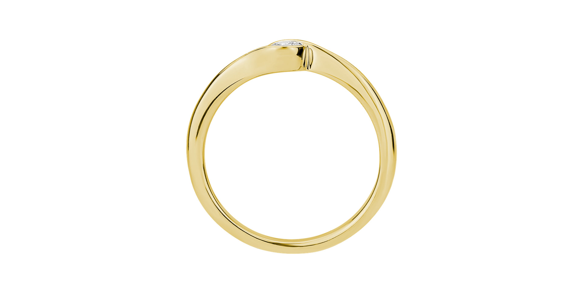 Prsteň s diamantom Shiny Joy