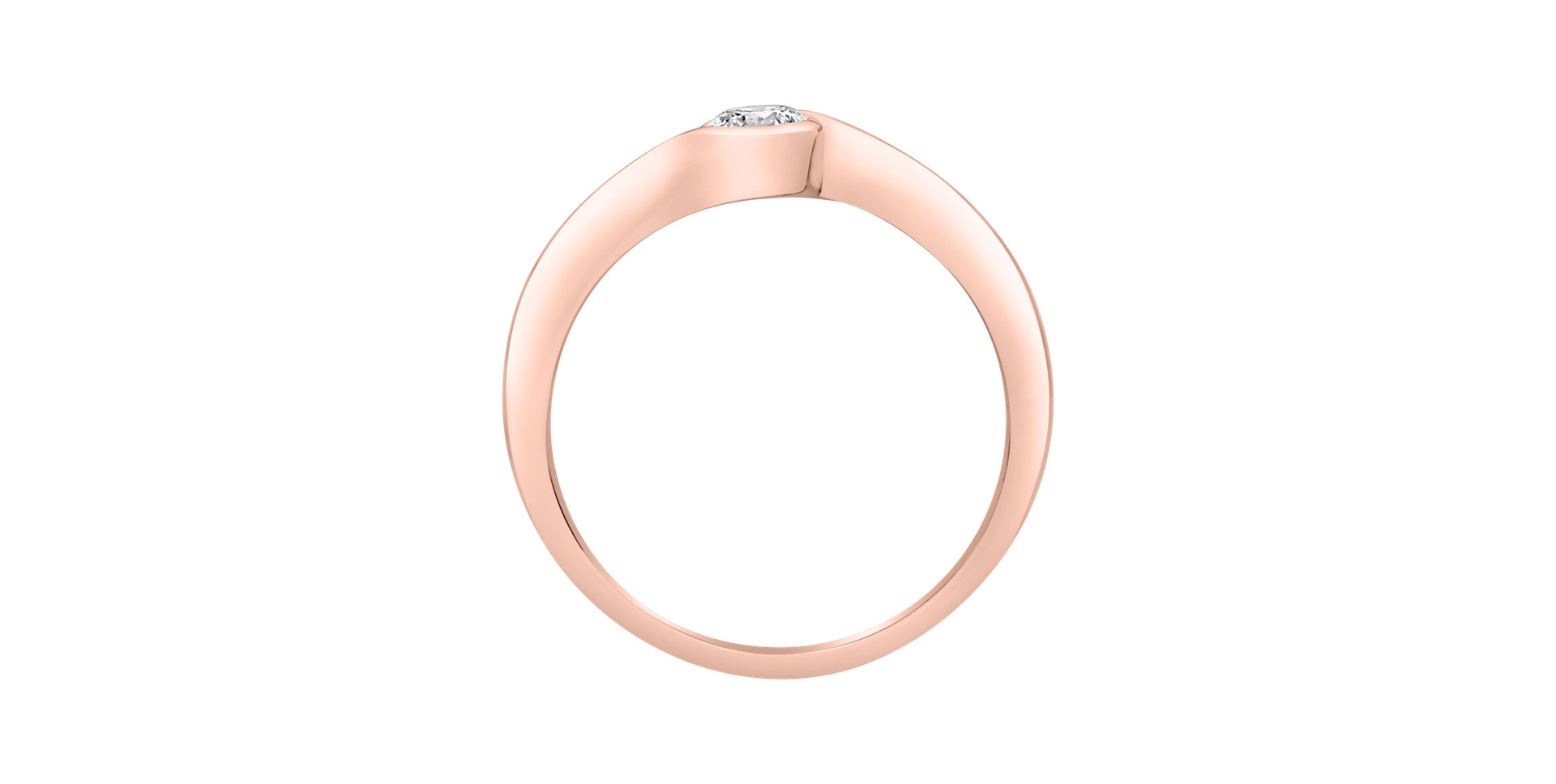 Prsteň s diamantom Shiny Joy