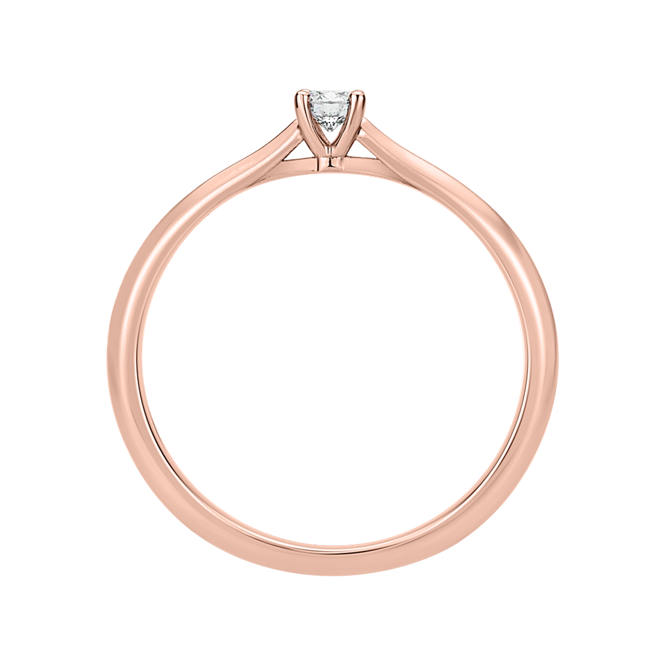 Prsteň s diamantom Forever Love